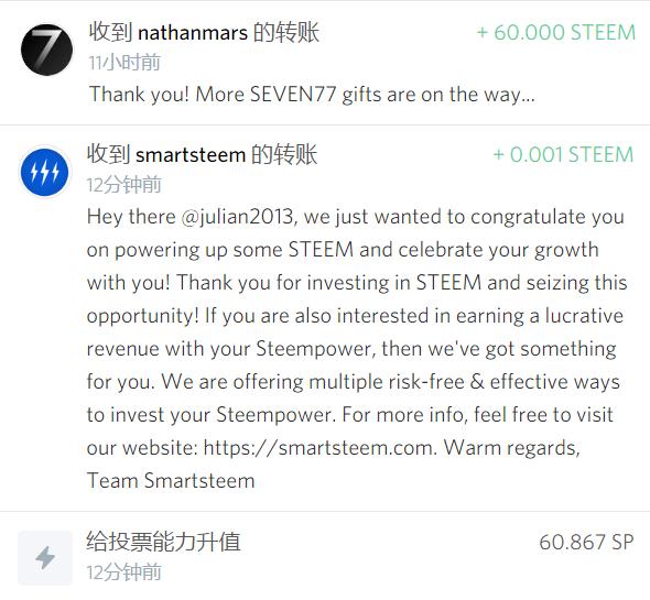 感谢 @nathanmars的#SEVEN77活动，又有新活动了，奖金高达1000STEEM！！！